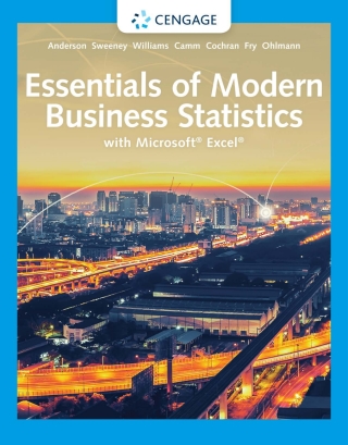 Essentials of Modern Business Statistics with Microsoft Excel, 8th Edition – PDF ebook Essentials of Modern Business Statistics with Microsoft Excel, 8th Edition – PDF ebook