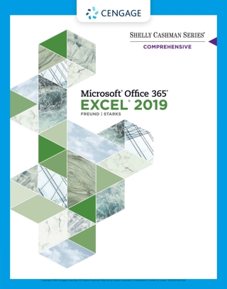 Shelly Cashman Series Microsoft Office 365 & Excel 2019 Comprehensive, 1st Edition – PDF ebook Shelly Cashman Series Microsoft Office 365 & Excel 2019 Comprehensive, 1st Edition – PDF ebook