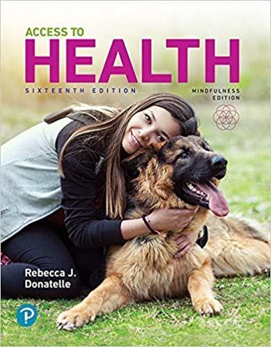 (eBook PDF) Access to Health 16th Edition by Rebecca J. Donatelle
