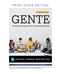 Gente: A task-based approach to learning Spanish 4th Edition – Original PDF ebook Gente: A task-based approach to learning Spanish 4th Edition – Original PDF ebook