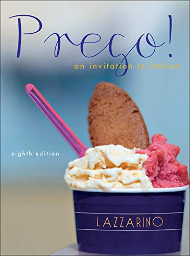 Prego! an Invitation to Italian – 8th Edition Prego! an Invitation to Italian – 8th Edition