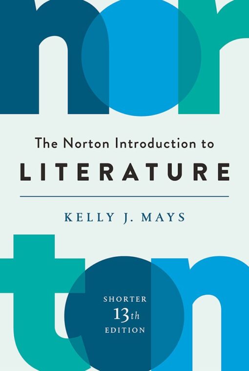 The Norton Introduction to Literature (Shorter Thirteenth) 13th edition – PDF ebook