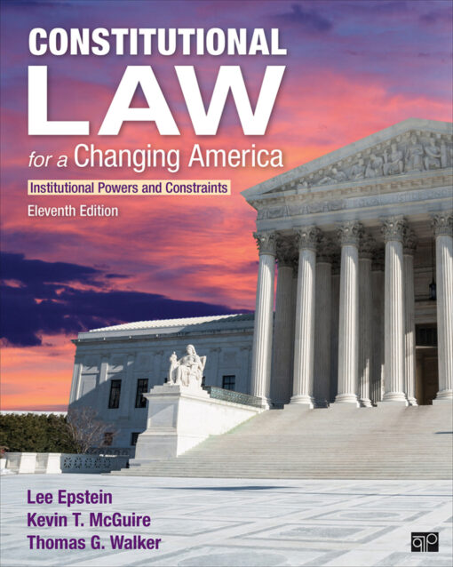 Constitutional Law for a Changing America, Institutional Powers and Constraints 11th Edition – PDF ebook
