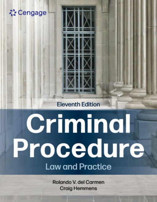 Criminal Procedure: Law and Practice 11th Edition – PDF ebook