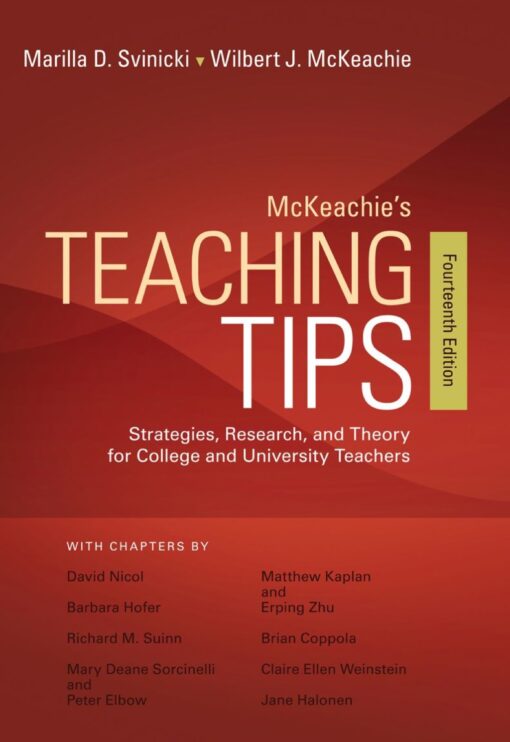 McKeachie’s Teaching Tips 14th Edition – PDF ebook
